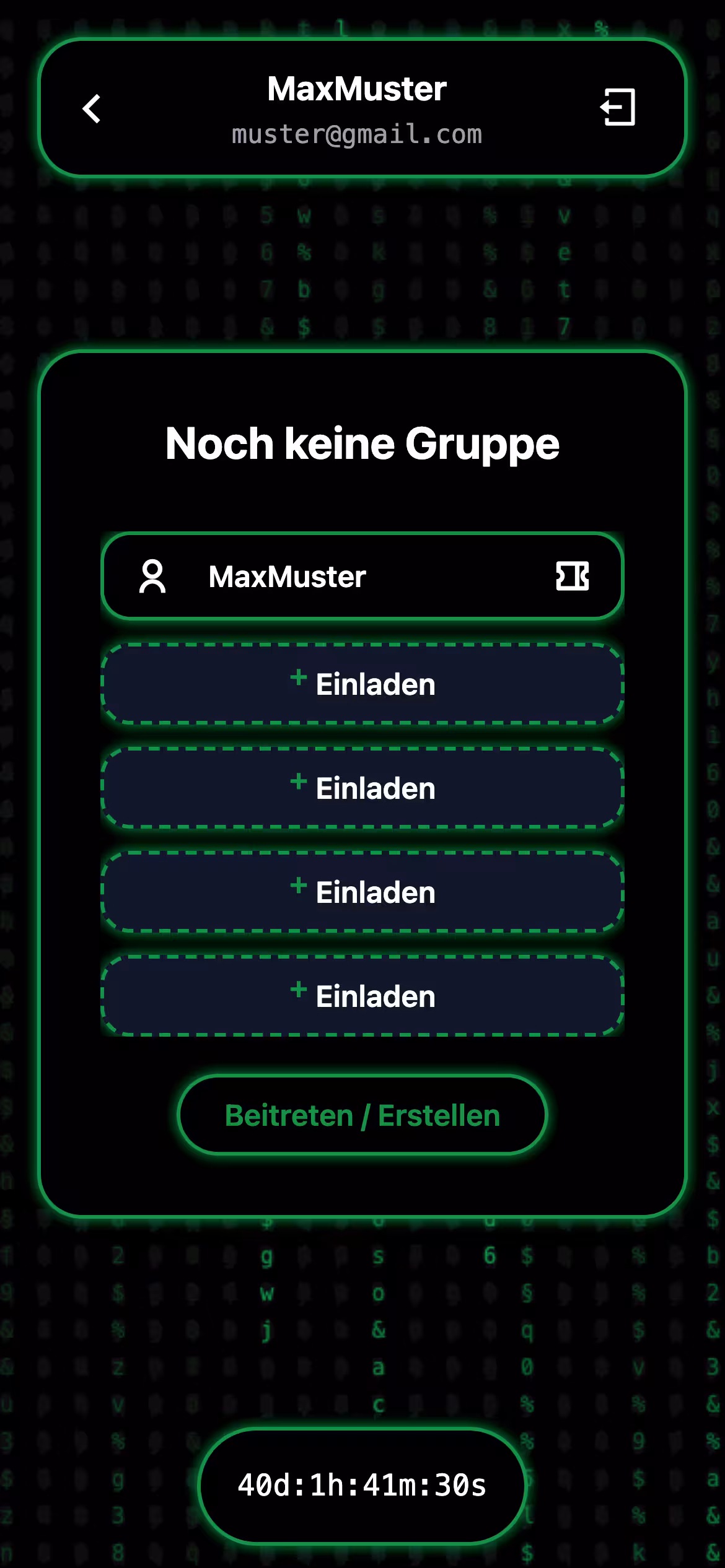 Winning Screen